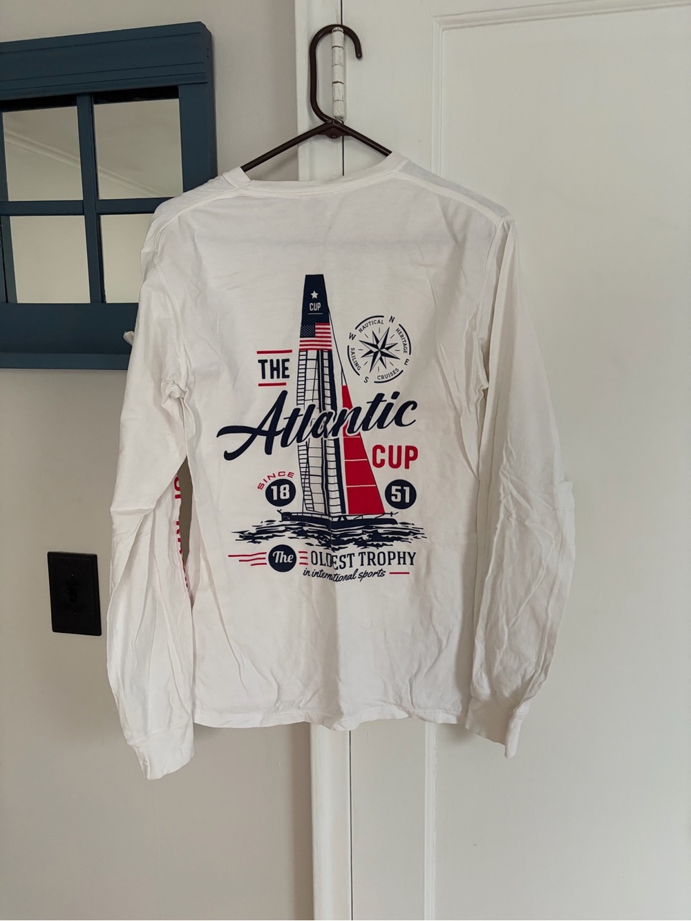 Hanes White ComfortWash T-Shirt with Cream Tag